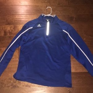 Blue adidas sport sweatshirt